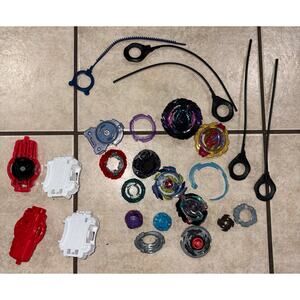 Beyblade spinning top roar bahamut other lot Hasbro Tomy